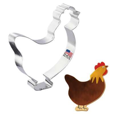 Rooster Cookie Cutter 5 in B1342 Rooster Cookie Cutter 5 in B1342