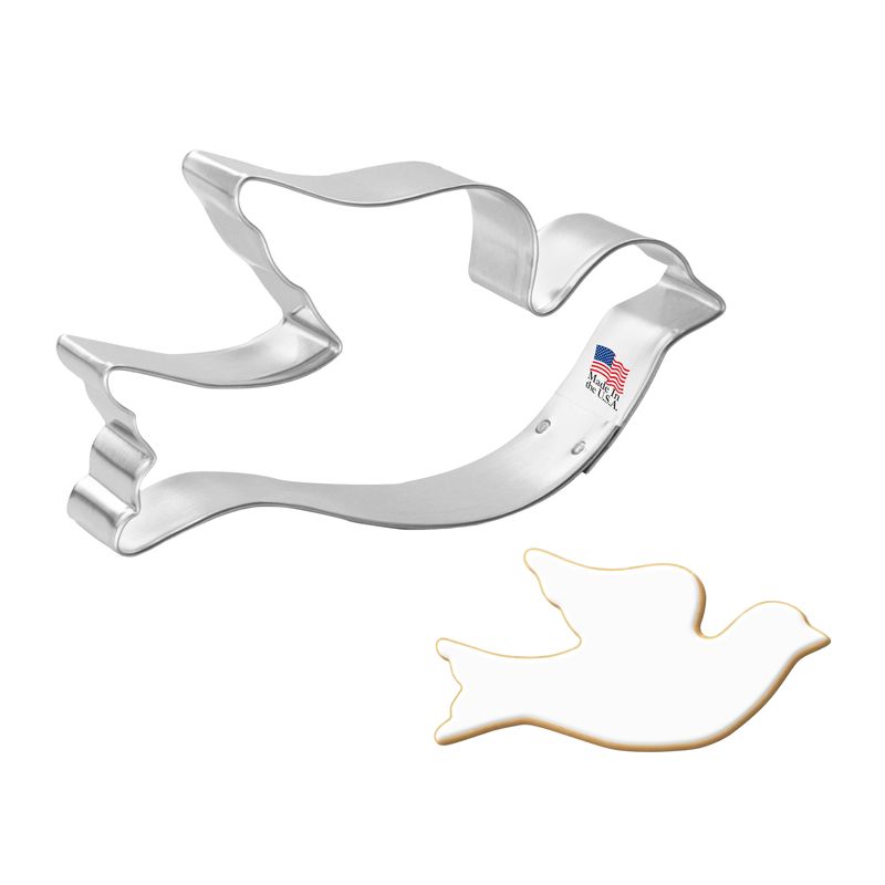Flying Dove Cookie Cutter 4.25 in B984 Flying Dove Cookie Cutter 4.25 in B984