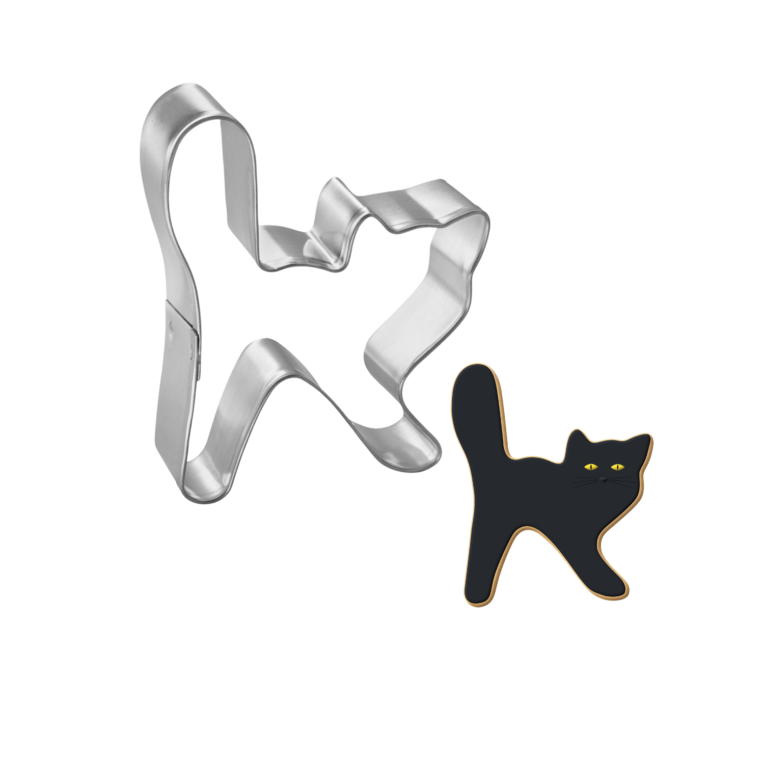 Scary Cat Cookie Cutter 4 in B921
