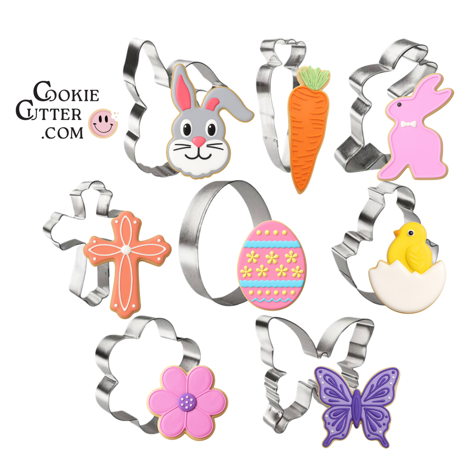 Easter Cookie Cutter 8 Pc Set HS0435