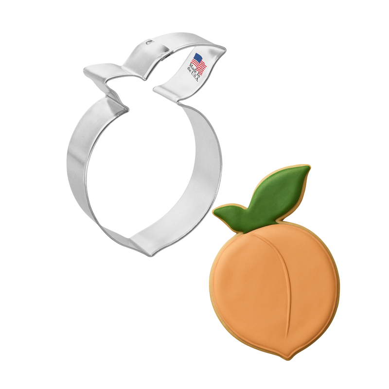 Peach Cookie Cutter 3.5 in B1363 Peach Cookie Cutter 3.5 in B1363
