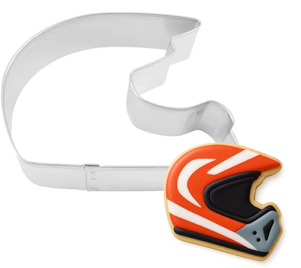Racer Helmet Cookie Cutter 3.5 in B0782X