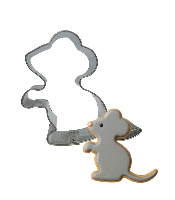 Mouse Cookie Cutter 3 in B1801 Mouse Cookie Cutter 3 in B1801