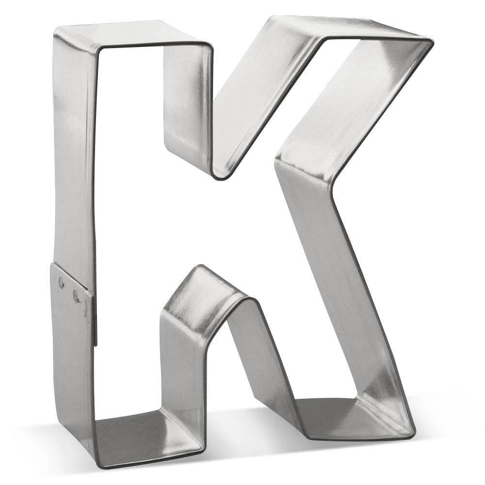 Letter K cookie cutter, alphabet cookie cutter, monogram baking tool, custom baking accessory, made…