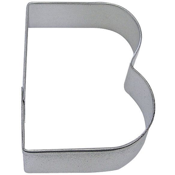 Letter B cookie cutter, alphabet cookie cutter, monogram baking tool, school-themed baking accessory