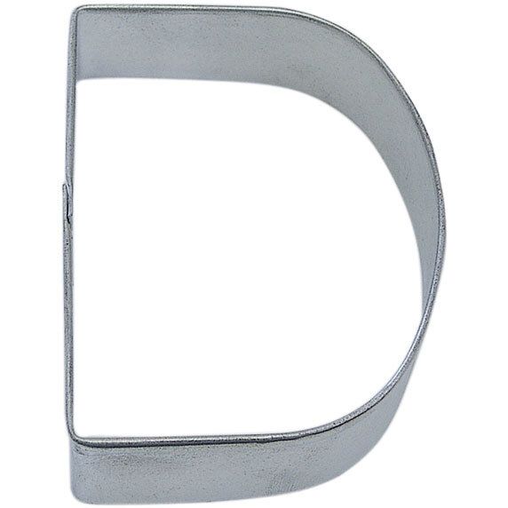 Letter D cookie cutter, alphabet cookie cutter, monogram baking tool, custom baking accessory