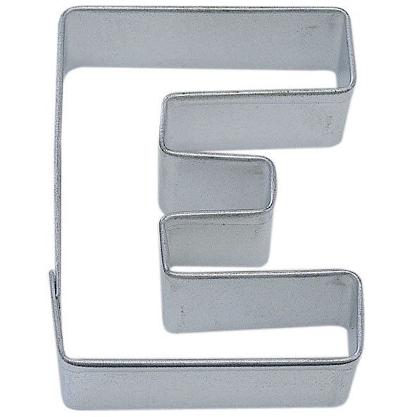 Letter E cookie cutter, alphabet cookie cutter, monogram baking tool, custom baking accessory