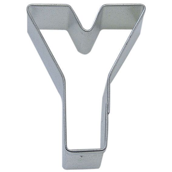Letter Y cookie cutter, alphabet cookie cutter, monogram baking tool, custom baking accessory