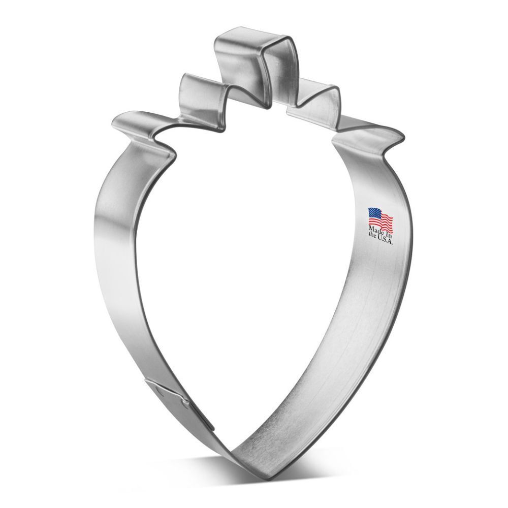 Strawberry Stainless Steel Cookie Cutter 3.5 in S1225