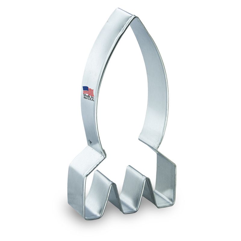 Rocket Ship Stainless Steel Cookie Cutter 4.5 in S1323 Rocket Ship Stainless Steel Cookie Cutter 4.5 in S1323
