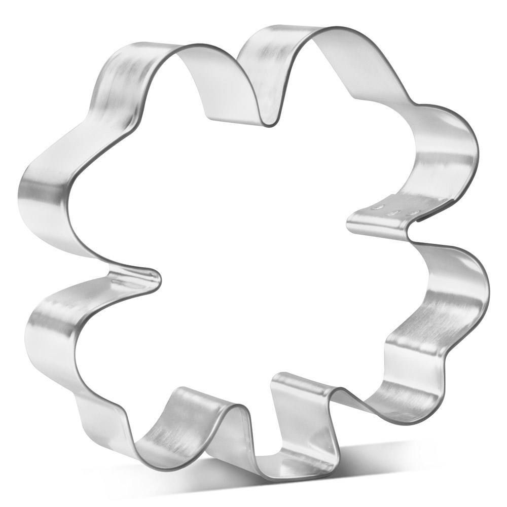 Big Four Leaf Clover Stainless Steel Cookie Cutter 3.75 in S1619