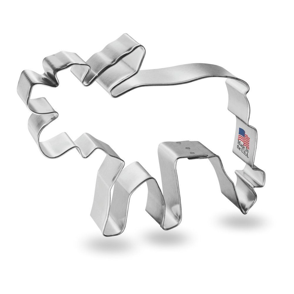 Moose Body Stainless Steel Cookie Cutter 5 in S1354
