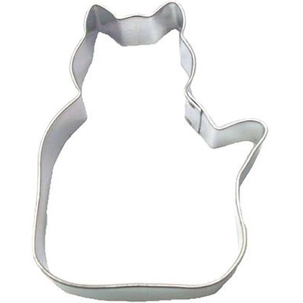 Curious Cat Stainless Steel Cookie Cutter 3.5 in S1252