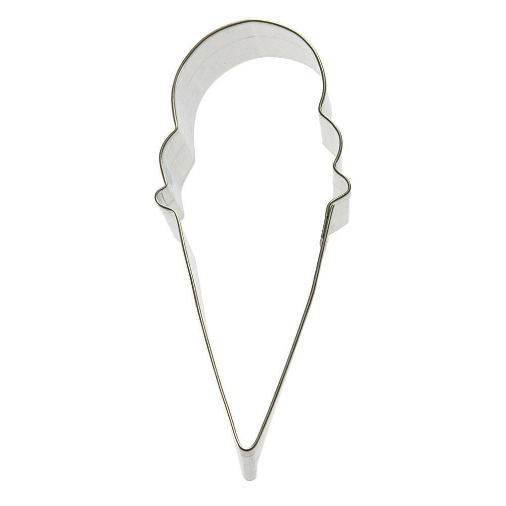 Ice Cream Cone Stainless Steel Cookie Cutter 4.25 in S982