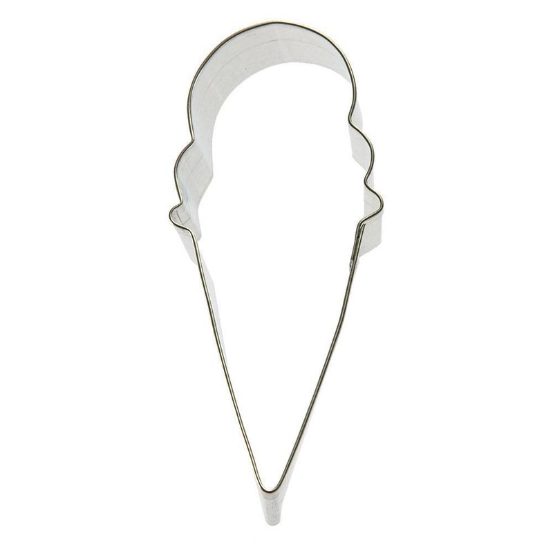 Ice Cream Cone Stainless Steel Cookie Cutter 4.25 in S982