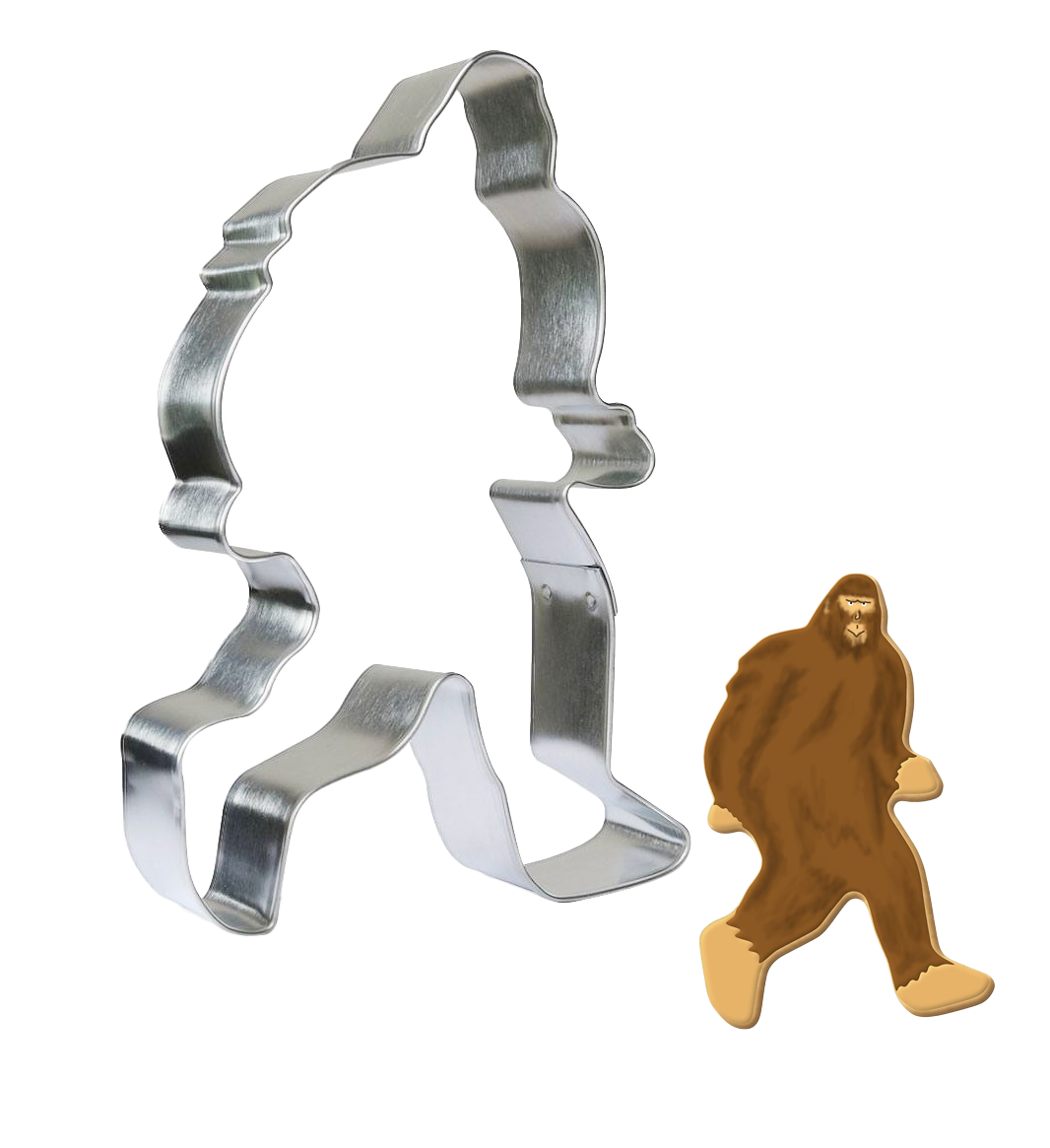 Bigfoot Big Foot Sasquatch Stainless Steel Cookie Cutter 4.6 in S1571