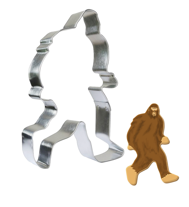 Bigfoot Big Foot Sasquatch Stainless Steel Cookie Cutter 4.6 in S1571