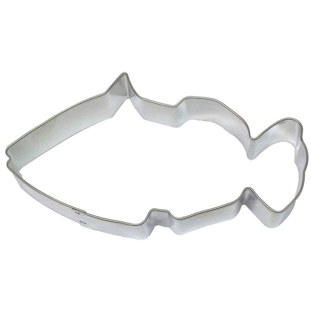 Humu Hawaiian Triggerfish Stainless Steel Cookie Cutter 4.75 in S1624