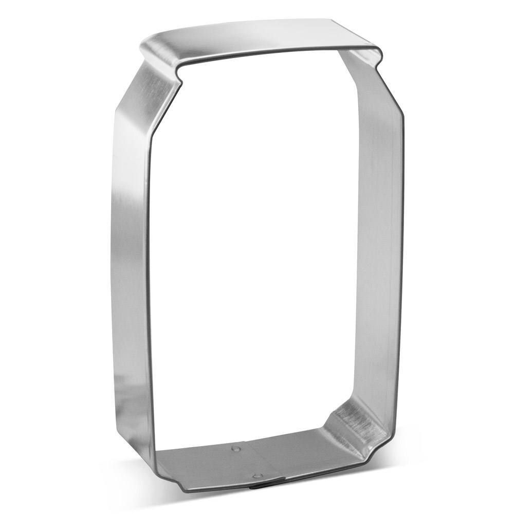 Soda Beer Can Stainless Steel Cookie Cutter 4 in S1749