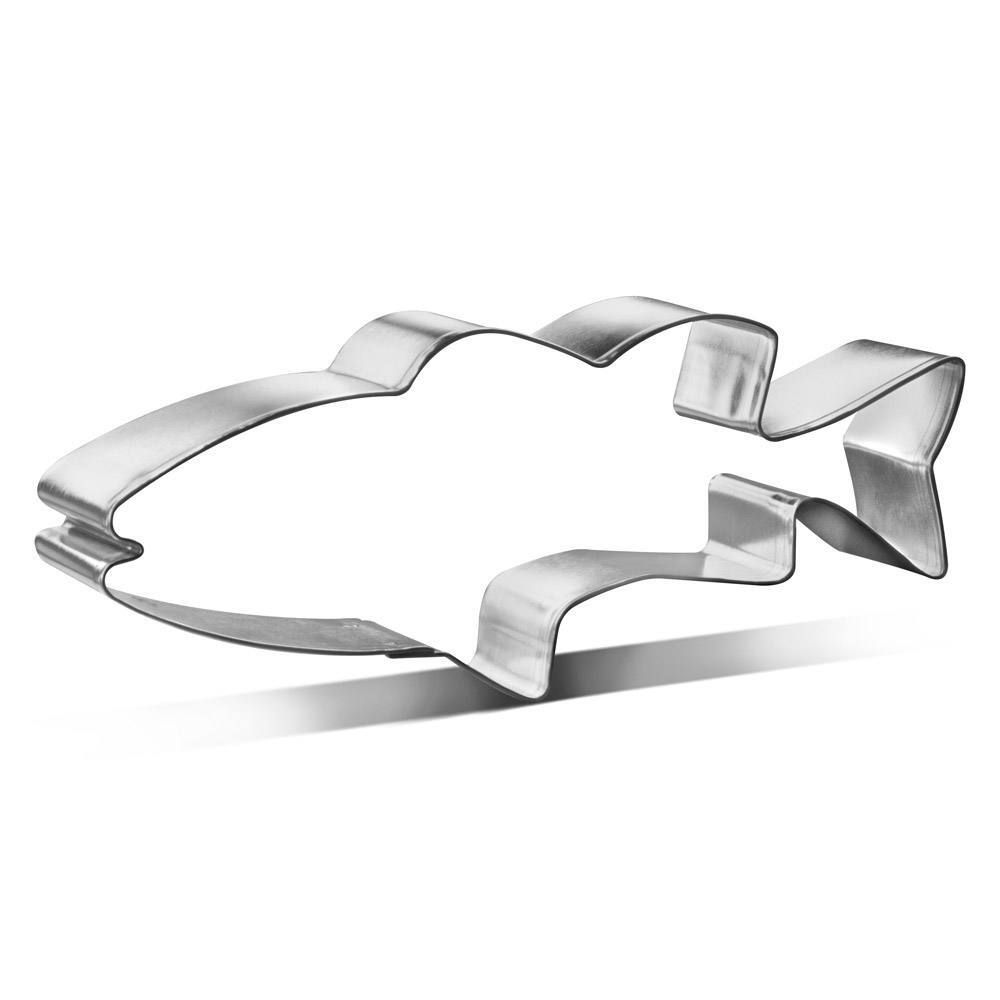 Bass Fish Stainless Steel Cookie Cutter 5.5 in S1253