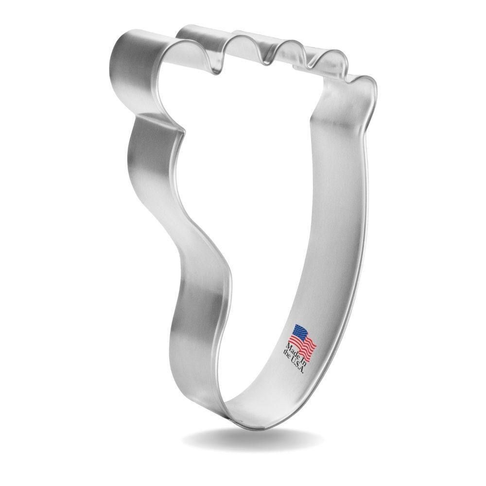 Foot Stainless Steel Cookie Cutter 3 7/8 in S1219