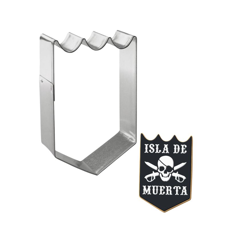 Castle Royal Banner Stainless Steel Cookie Cutter 3.75 in S1540