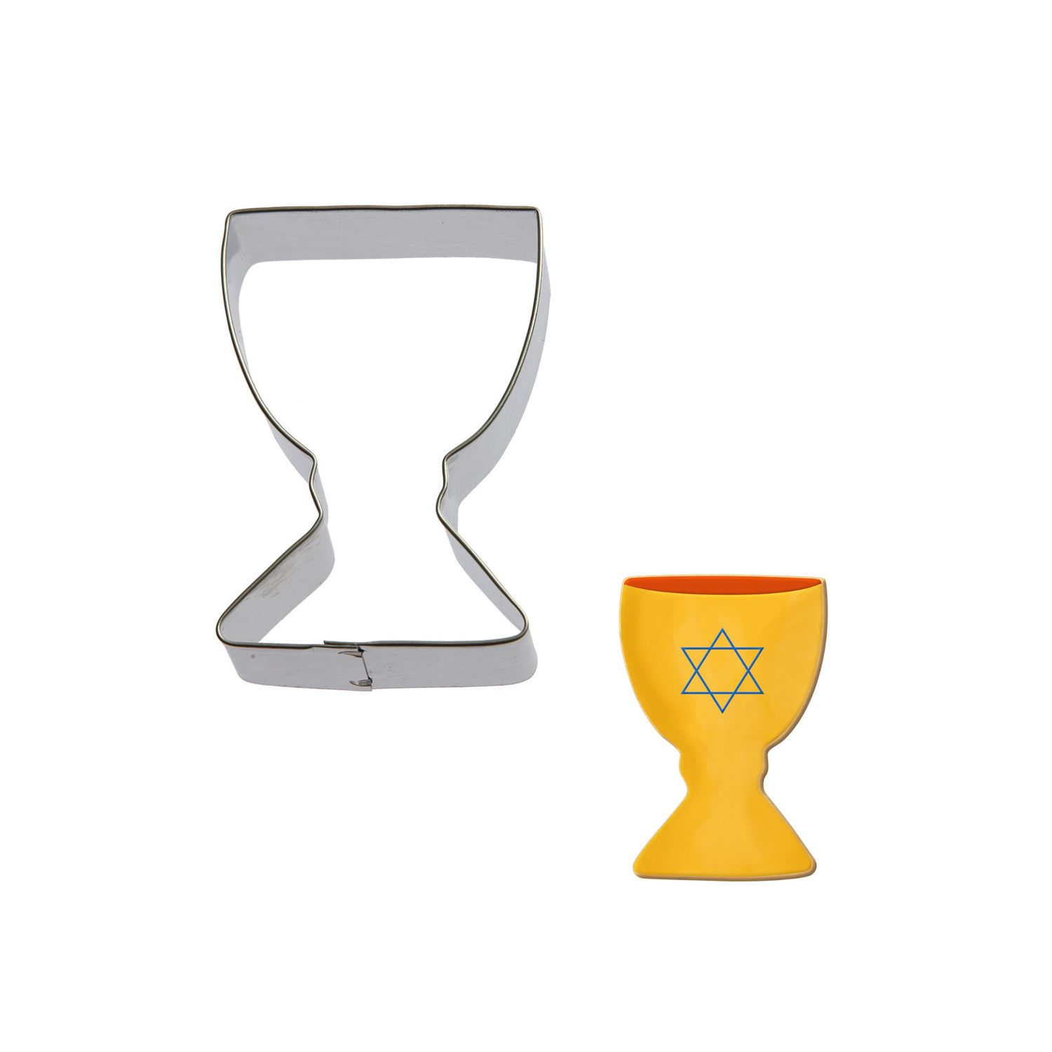 Kiddish Cup Stainless Steel Cookie Cutter 3.25 in S958