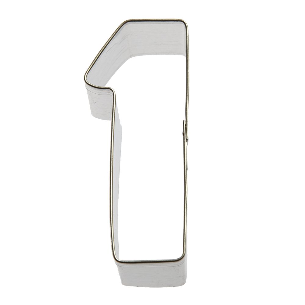 Number One Stainless Steel Cookie Cutter 3 in S1511