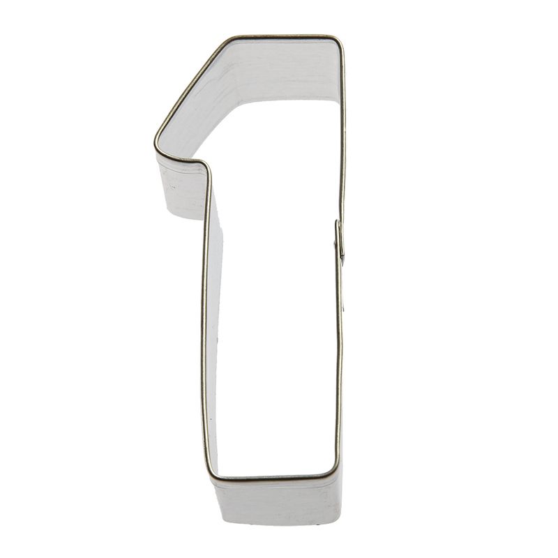 Number One Stainless Steel Cookie Cutter 3 in S1511 Number One Stainless Steel Cookie Cutter 3 in S1511