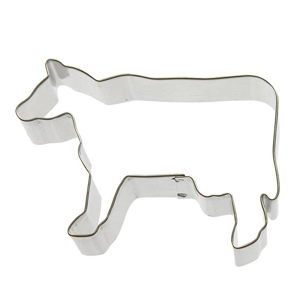 Cow Stainless Steel Cookie Cutter 3.6 in S533F