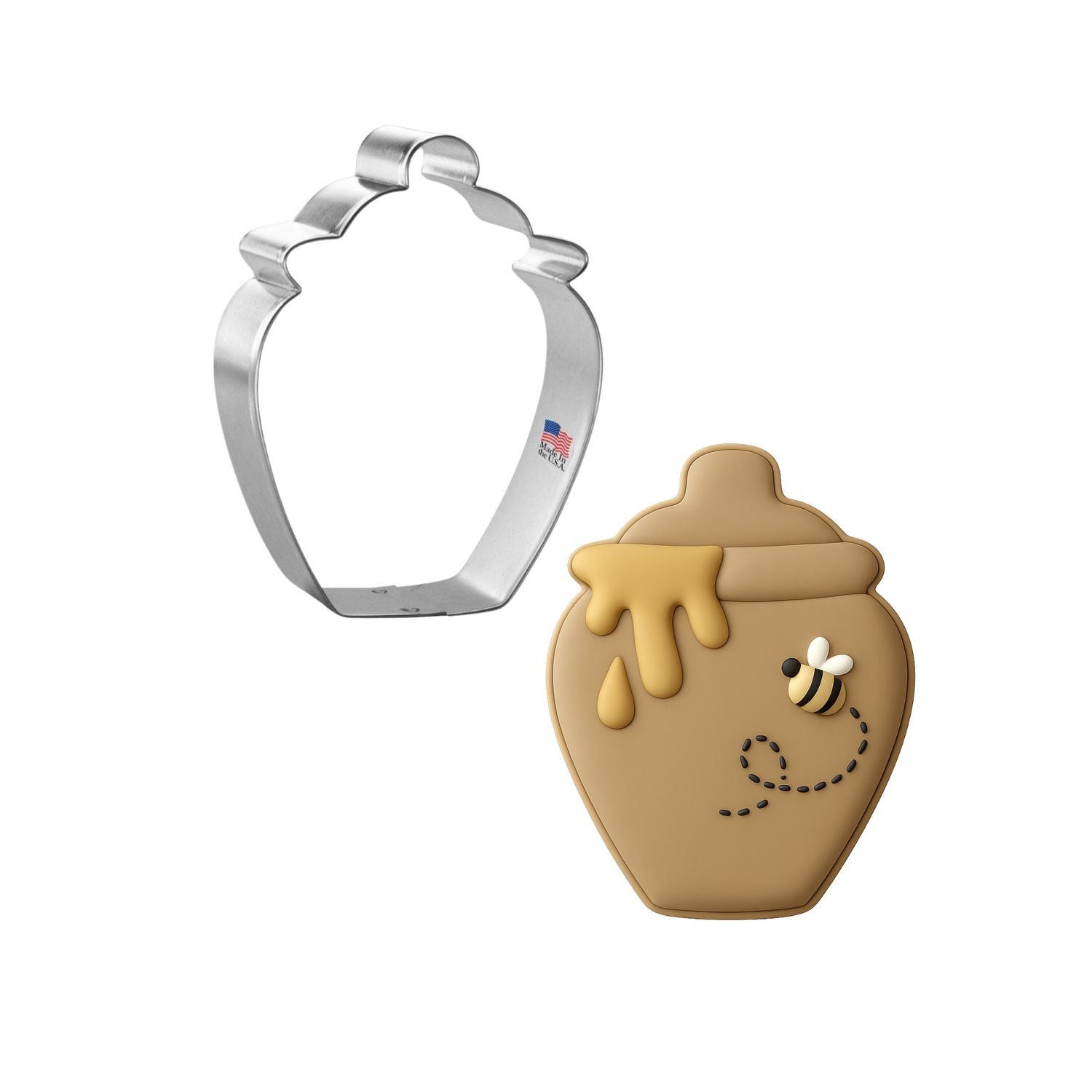 Cookie Jar Stainless Steel Cookie Cutter 3.5 in S1156