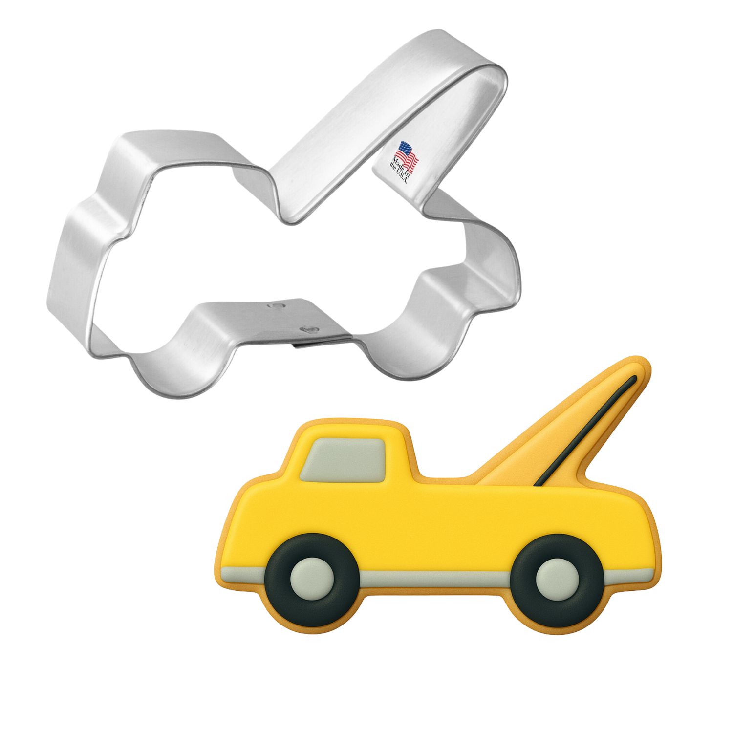 Tow Truck Stainless Steel Cookie Cutter 3 In. S1095