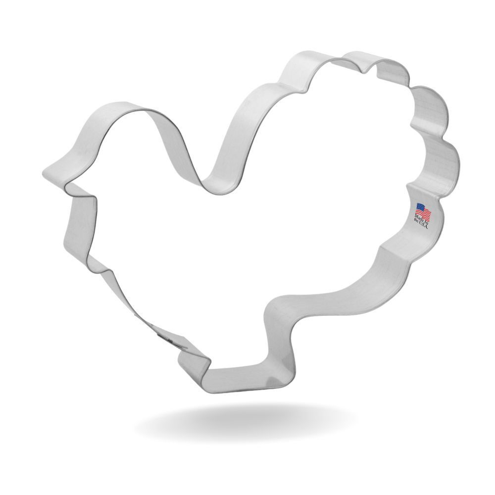 Turkey Stainless Steel Cookie Cutter 5.75 in S1423