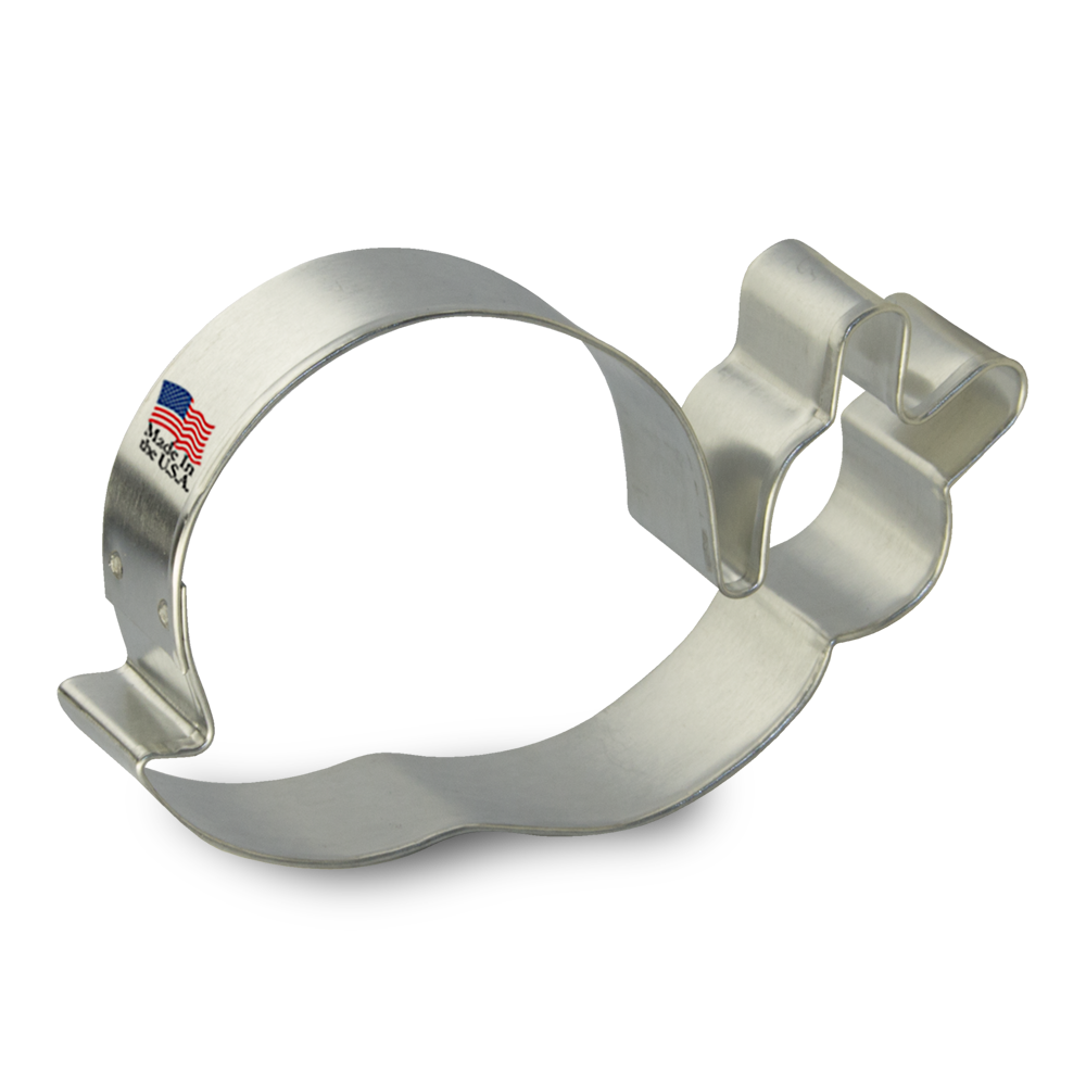 Snail Stainless Steel Cookie Cutter 4 in S1719