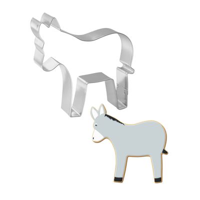 Democratic Donkey Stainless Steel Cookie Cutter 3.75 in S1274