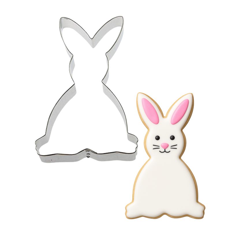 Bunny Rabbit Stainless Steel Cookie Cutter 5.75 in S1436 Bunny Rabbit Stainless Steel Cookie Cutter 5.75 in S1436