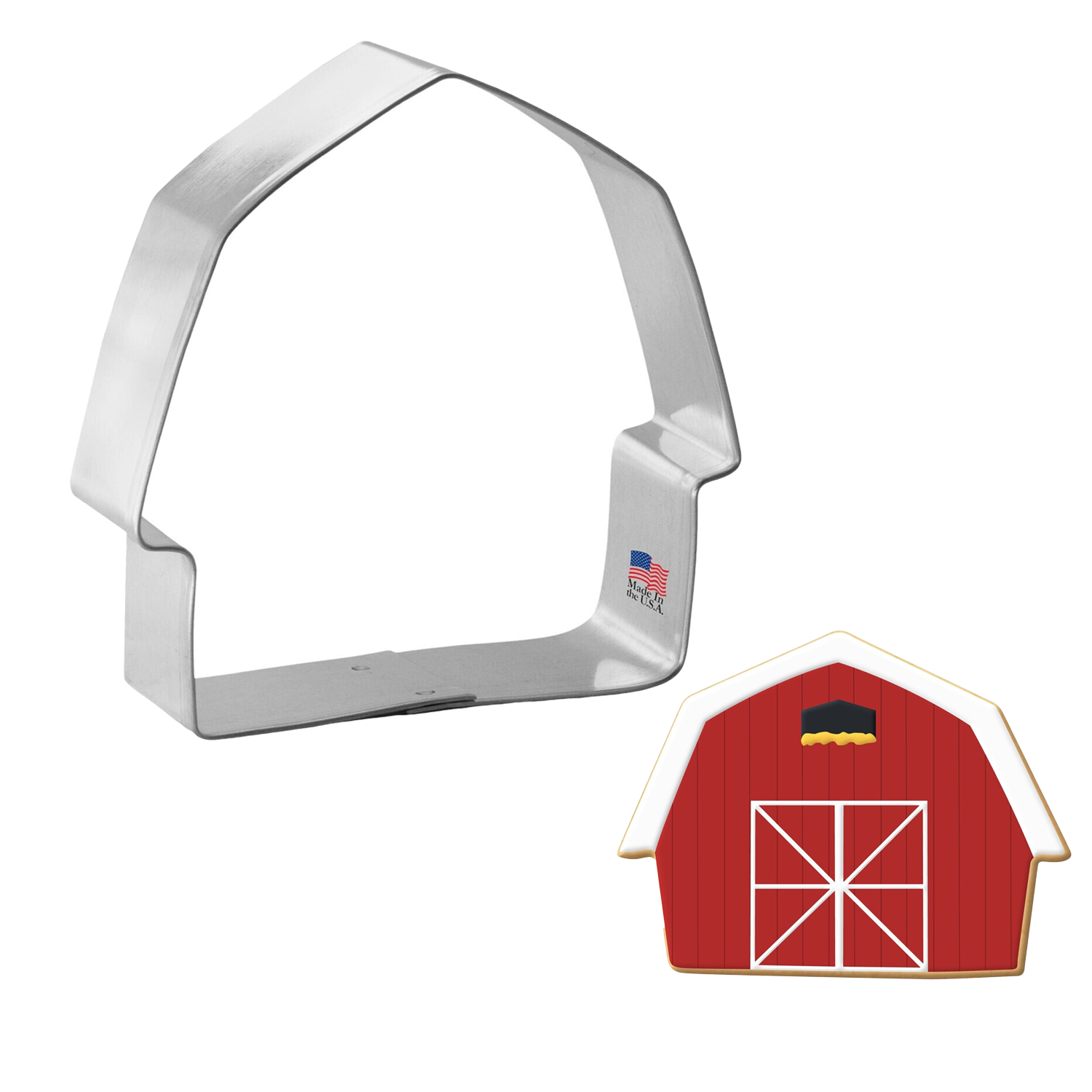 Barn Stainless Steel Cookie Cutter 3 in S1141