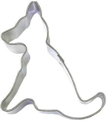 German Shepherd Stainless Steel Cookie Cutter 3.5 in S1146