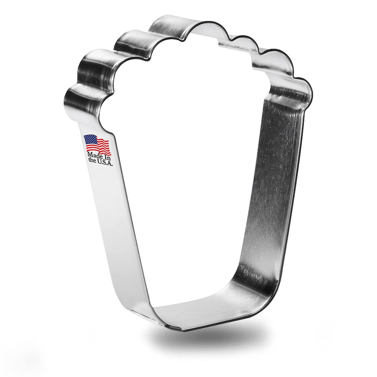 Popcorn Stainless Steel Cookie Cutter 3.75 in S1565