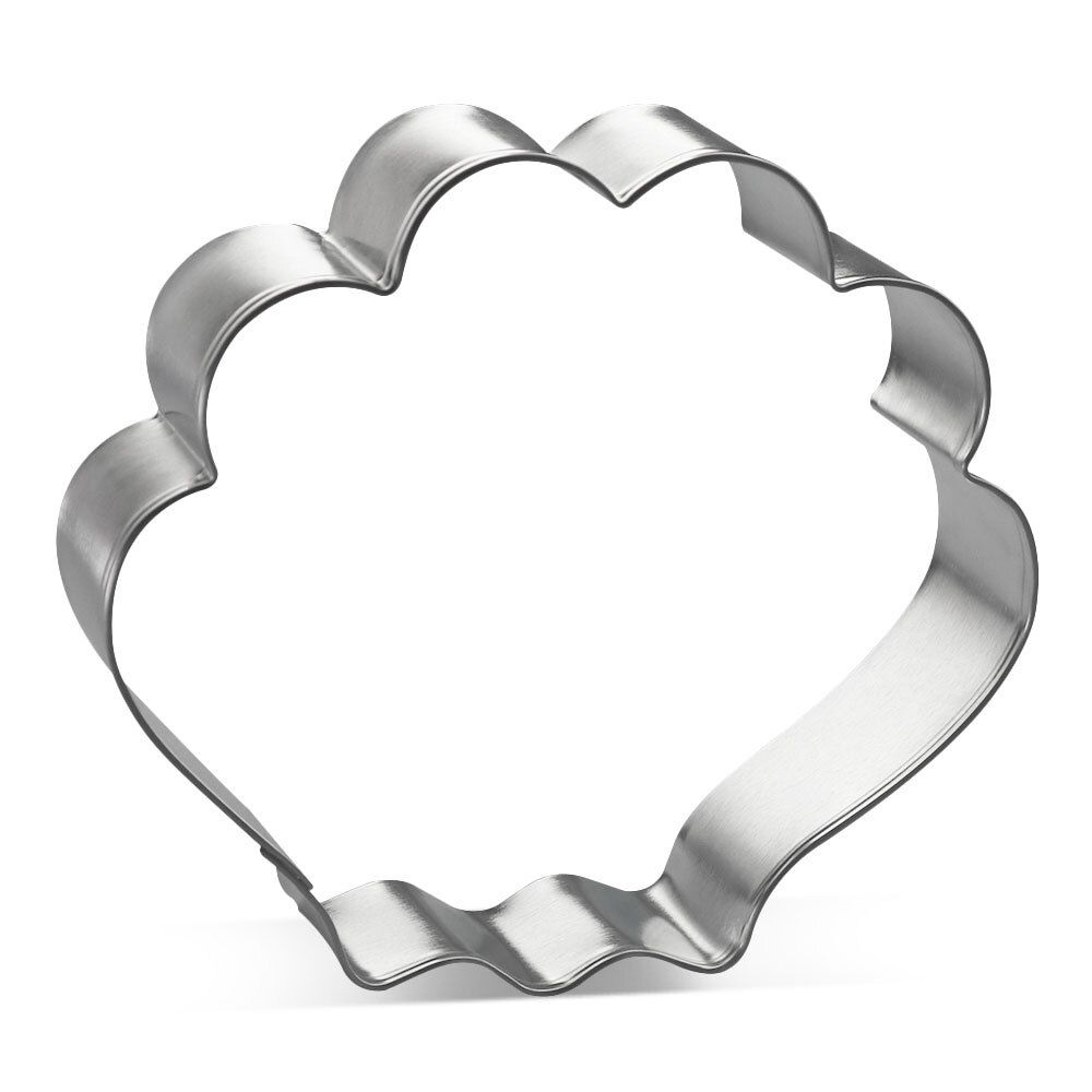 Seashell Stainless Steel Cookie Cutter 3.5 in S1538