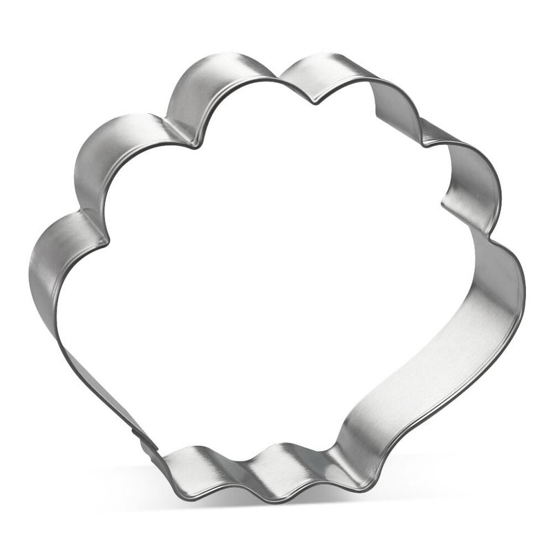 Seashell Stainless Steel Cookie Cutter 3.5 in S1538