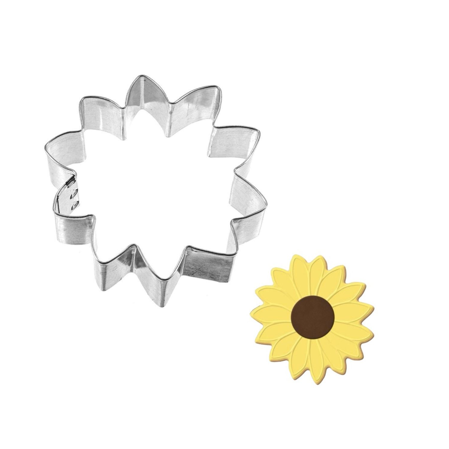 Sunflower Stainless Steel Cookie Cutter 3.25 in S1246