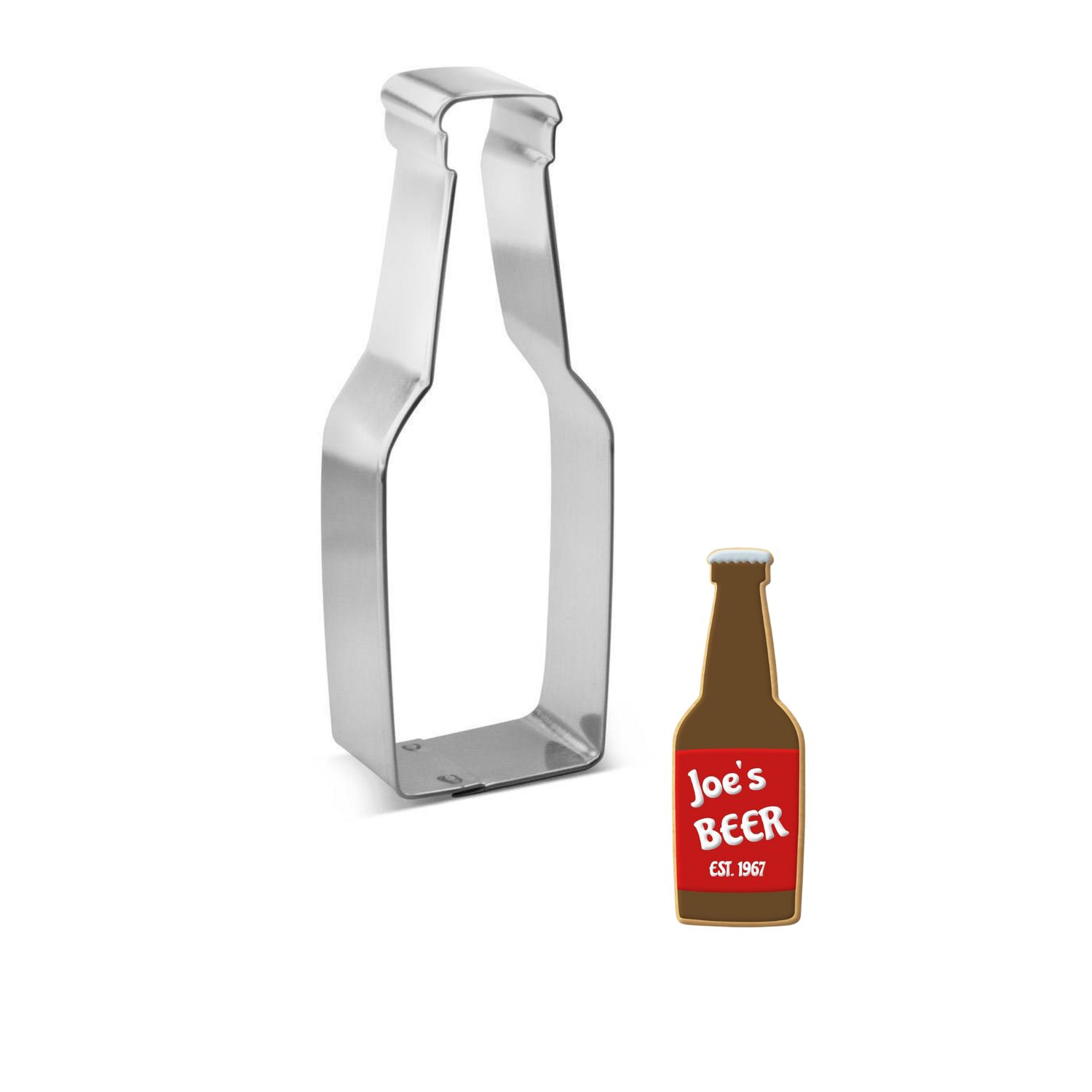 Bottle Stainless Steel Cookie Cutter 4.5 in S1736