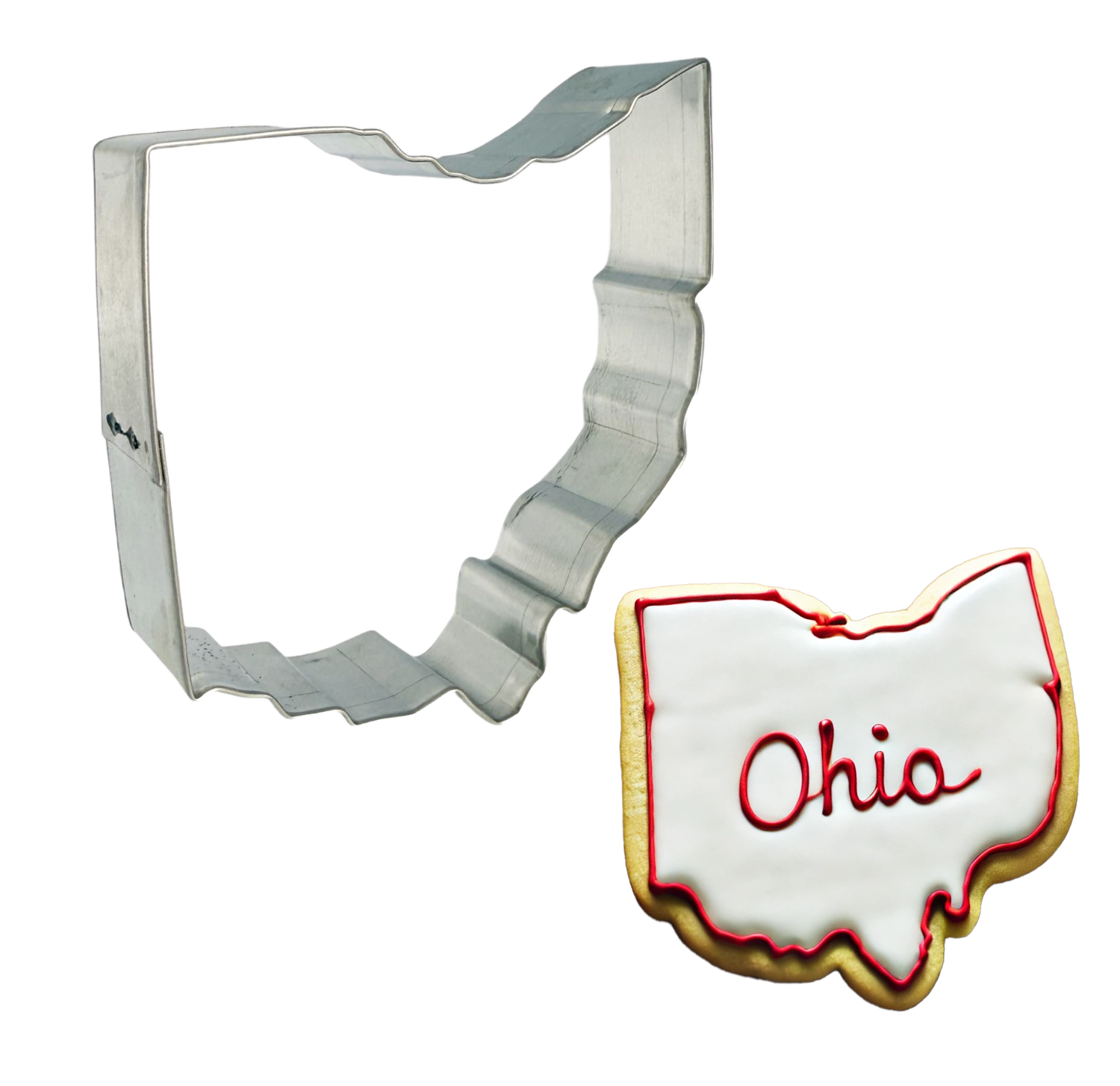 State of Ohio 3.5" Stainless Steel Cookie Cutter S1770
