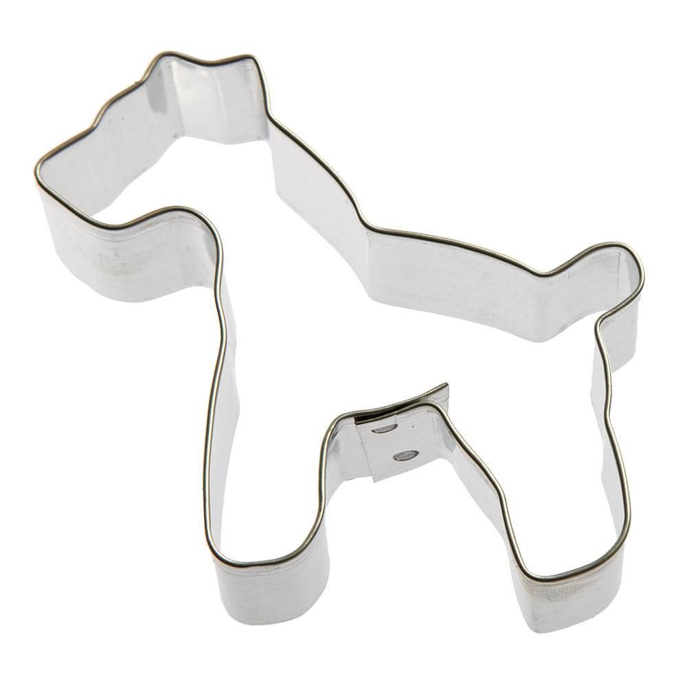 Schnauzer Stainless Steel Cookie Cutter 4 in S666