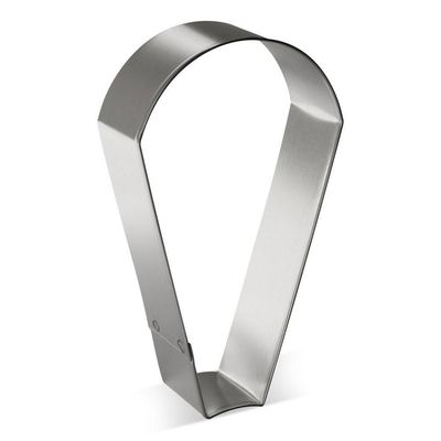 Teardrop round cookie cutter