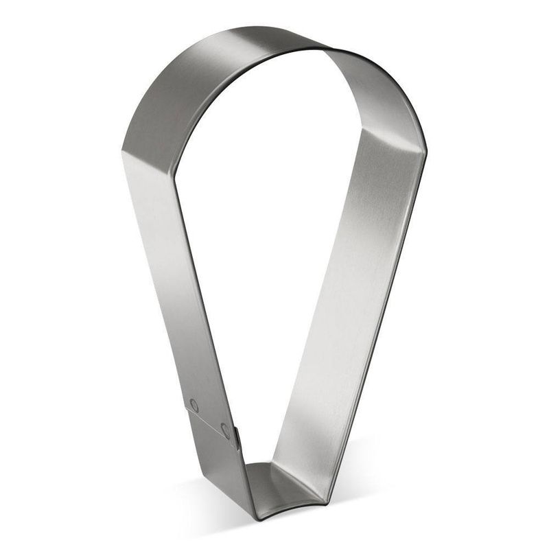 Teardrop round cookie cutter