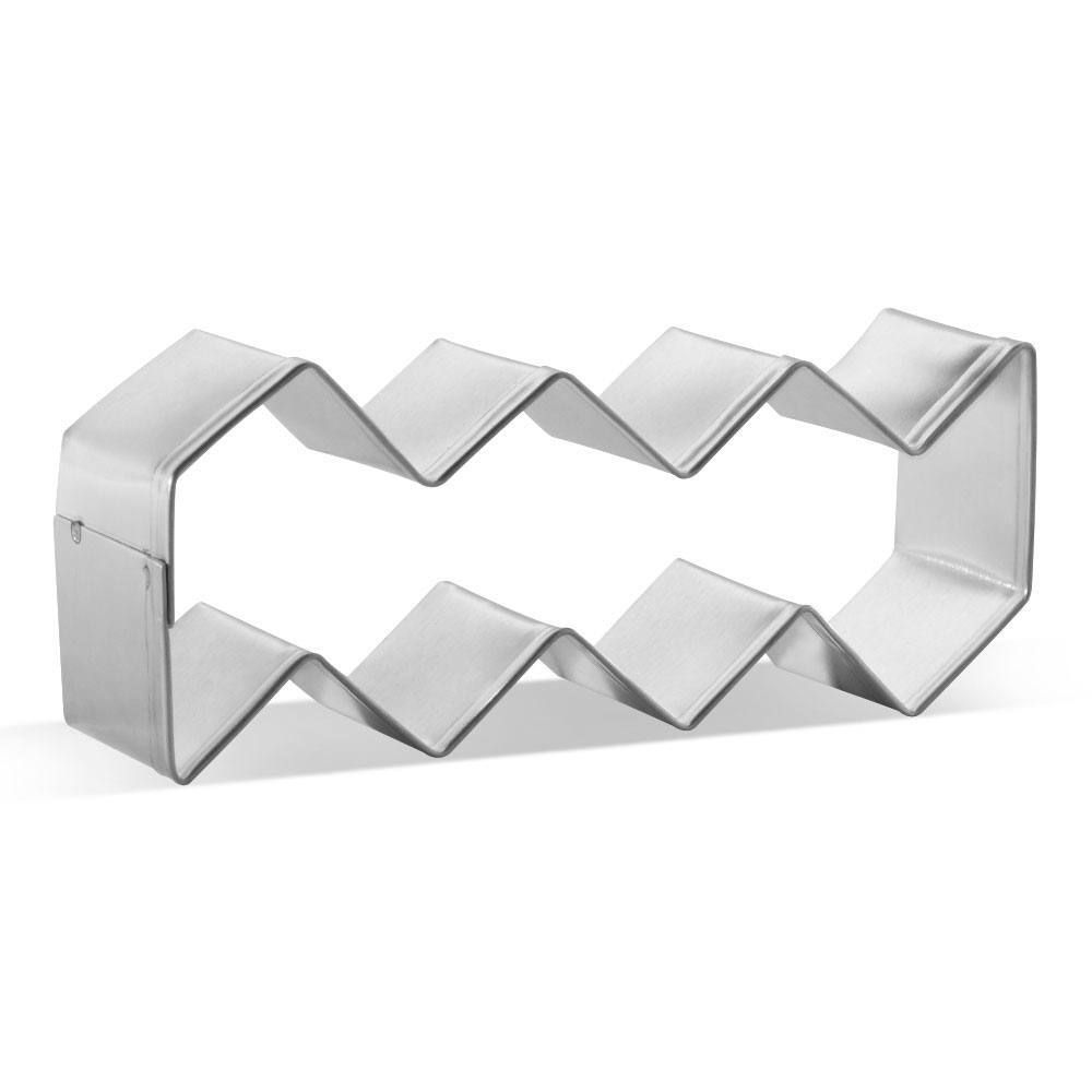 Chevron Stainless Steel Cookie Cutter 4 1/8 in S1543
