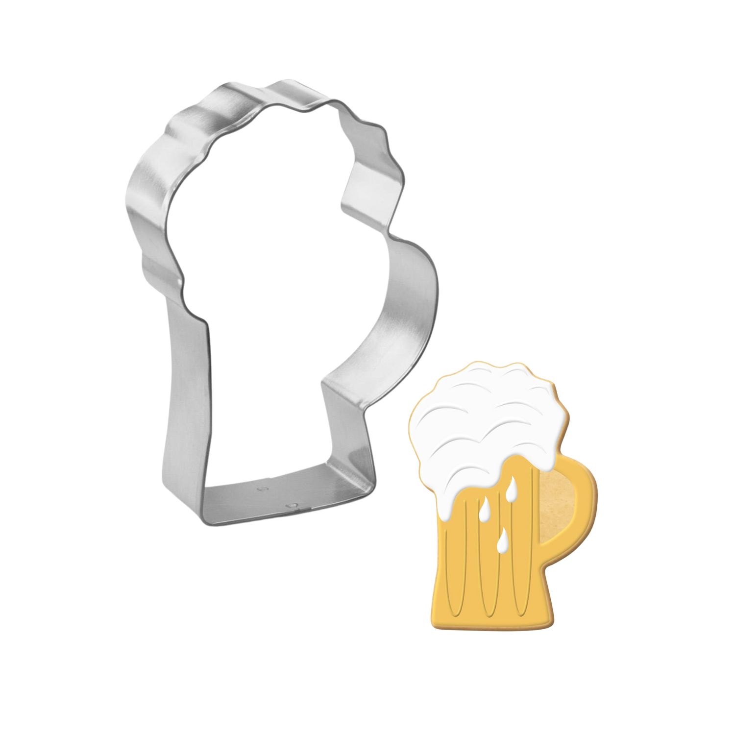 Beer Mug Stainless Steel Cookie Cutter 4 in S1653