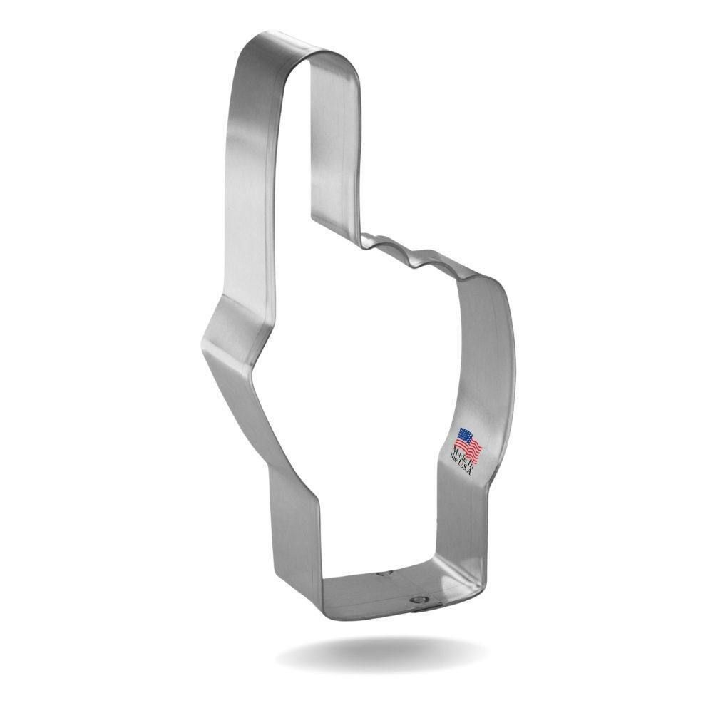Foam Finger Stainless Steel Cookie Cutter 4.5" S1270